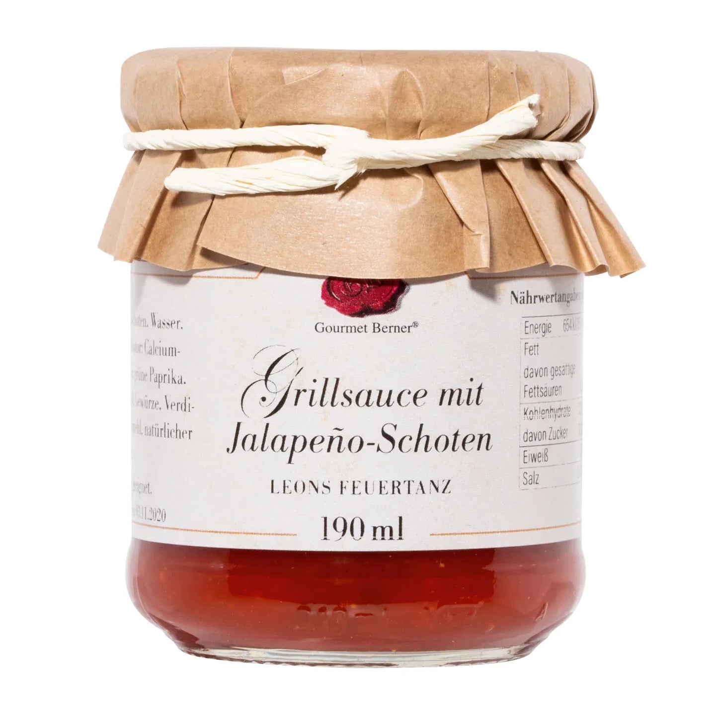 Gourmet Berner® Grillsauce mit Jalapeño-Schoten *