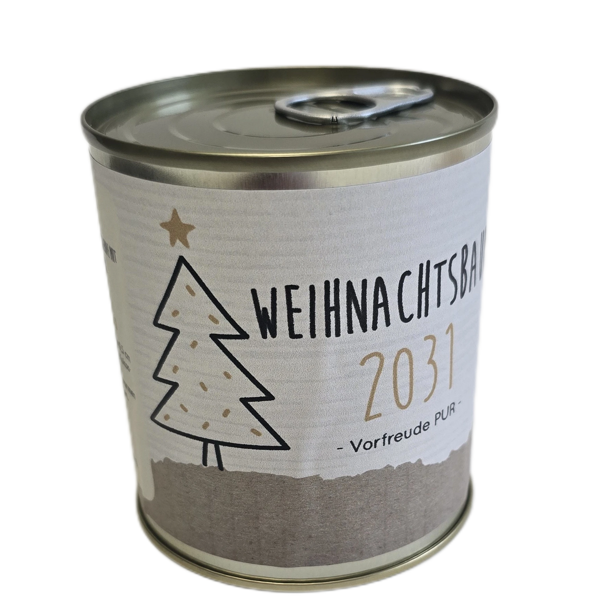Weihnachtsbaum 2031 Vorderseite der Dose