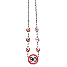 Partykette zum 90. Geburtstag "Verkehrsschild"