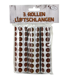 Luftschlangen mit Zahl "10" in Holzoptik