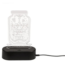 3D-Leuchte "Love"