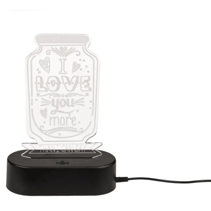 3D-Leuchte "Love"
