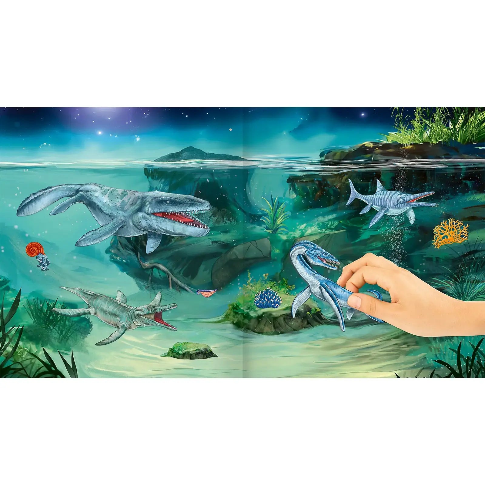 Dino World Stickerheft GALAXY