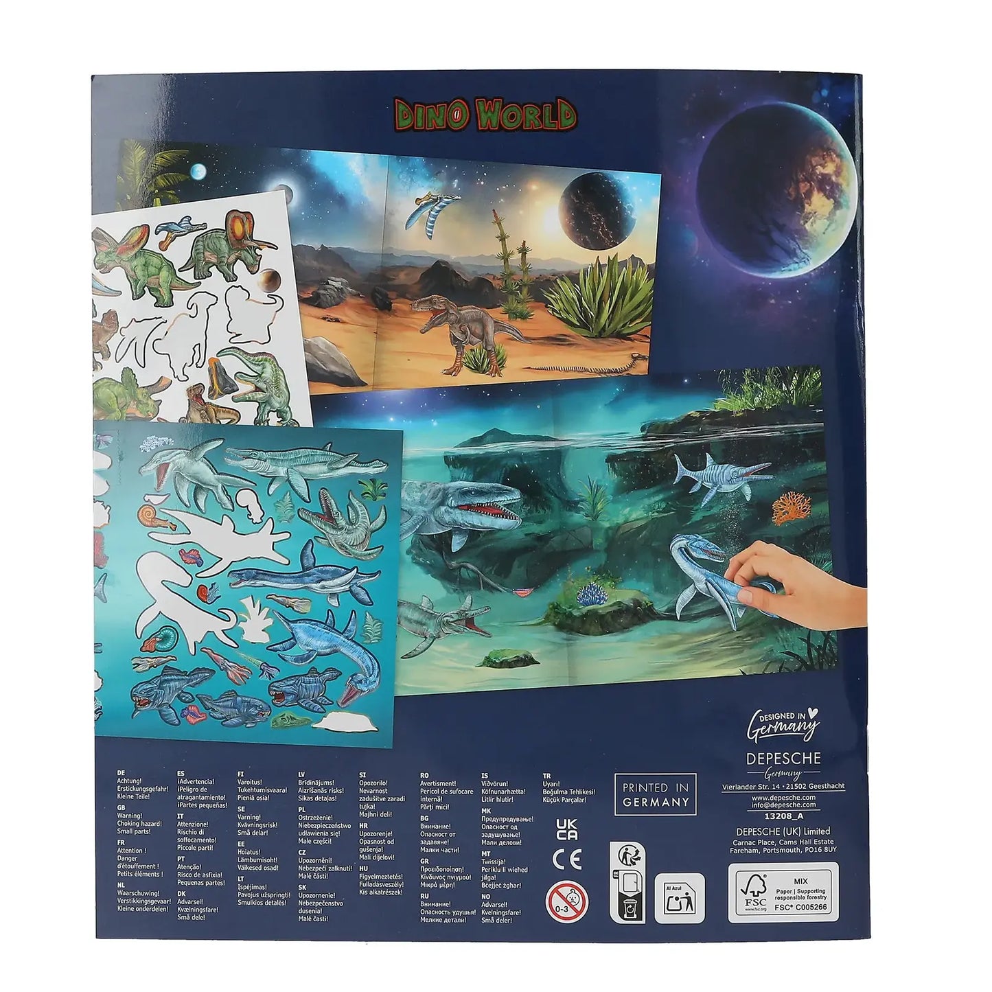 Dino World Stickerheft GALAXY