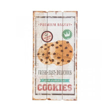 Bild "Cookies" in Plankenoptik Vintage