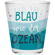 Sheepworld Schnapsglas "Blau wie der Ozean"