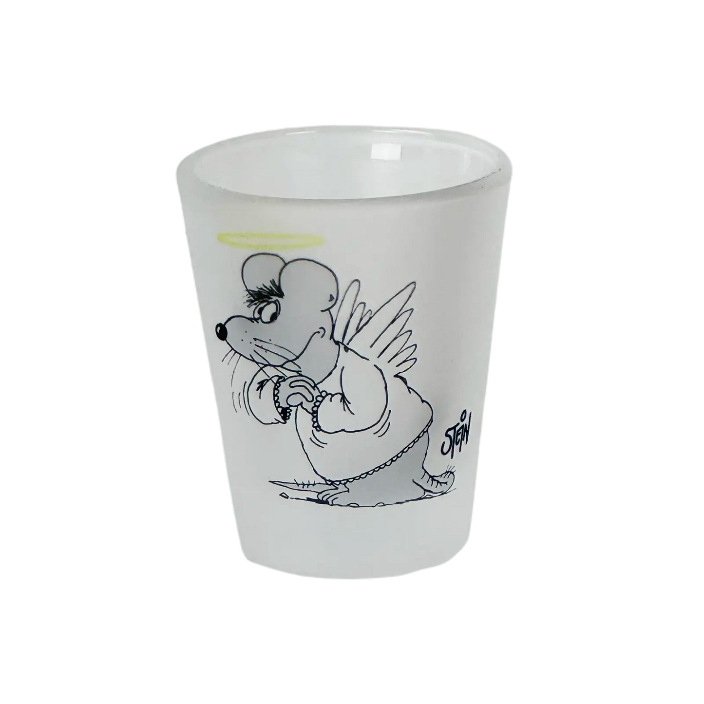 Uli Stein Schnapsglas Engel-Maus