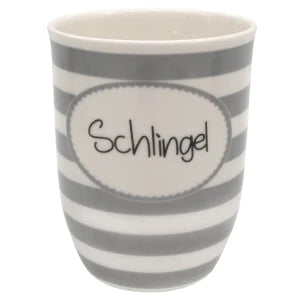 Mea-Living Tasse mit Henkel "Schlingel" grau