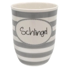 Mea-Living Tasse mit Henkel "Schlingel" grau