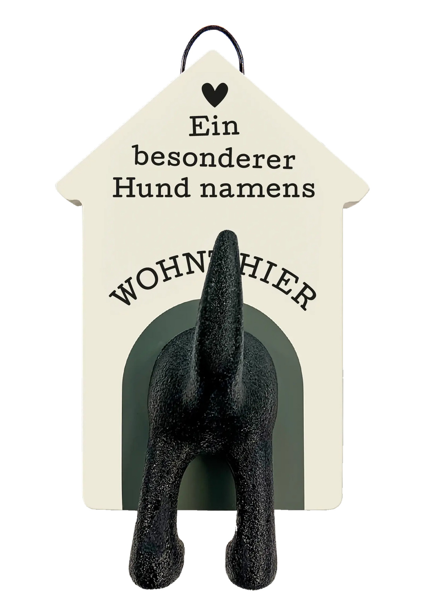 Personalisierter Leinenhalter mit Namen und Sprüchen