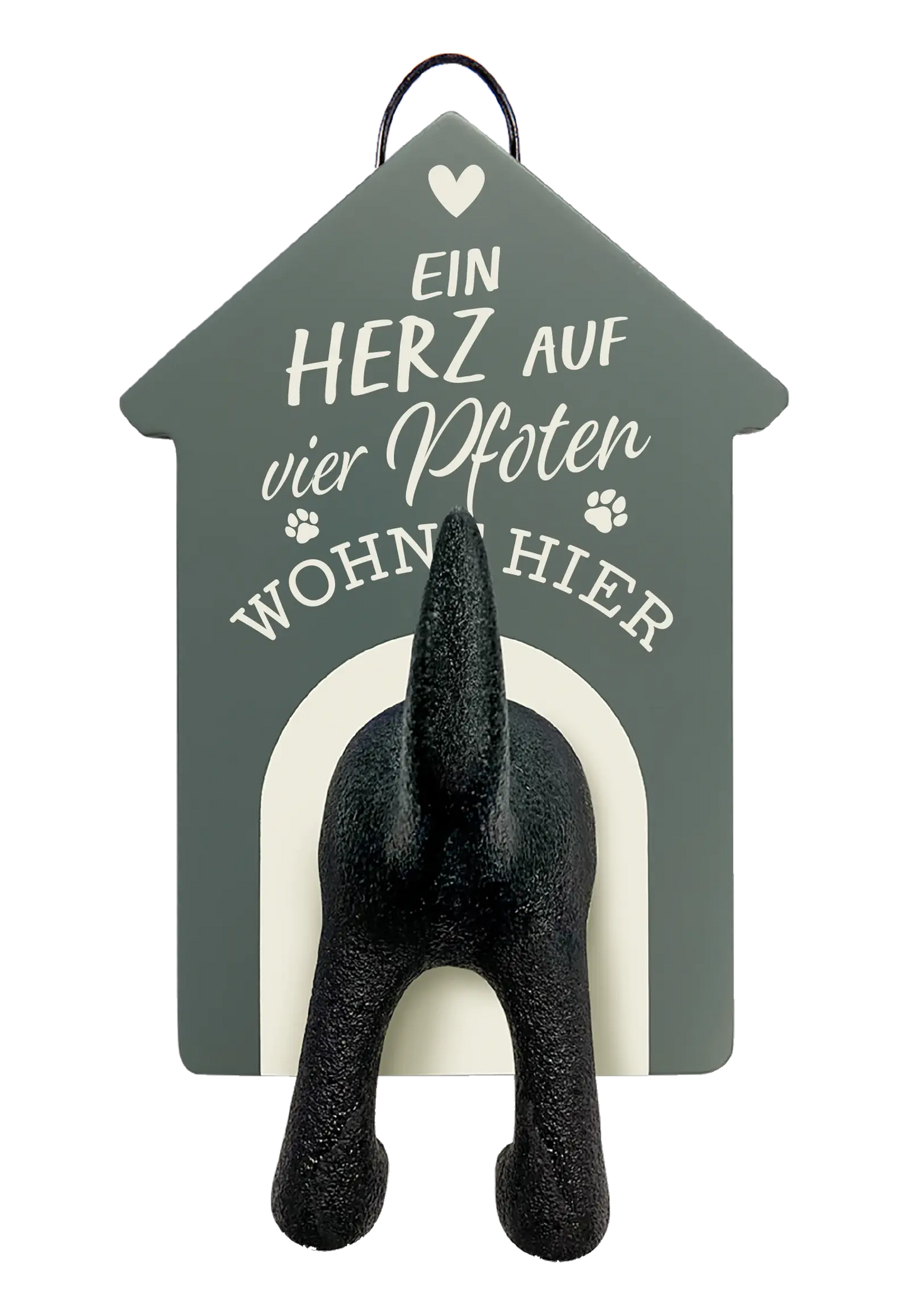 Personalisierter Leinenhalter mit Namen und Sprüchen