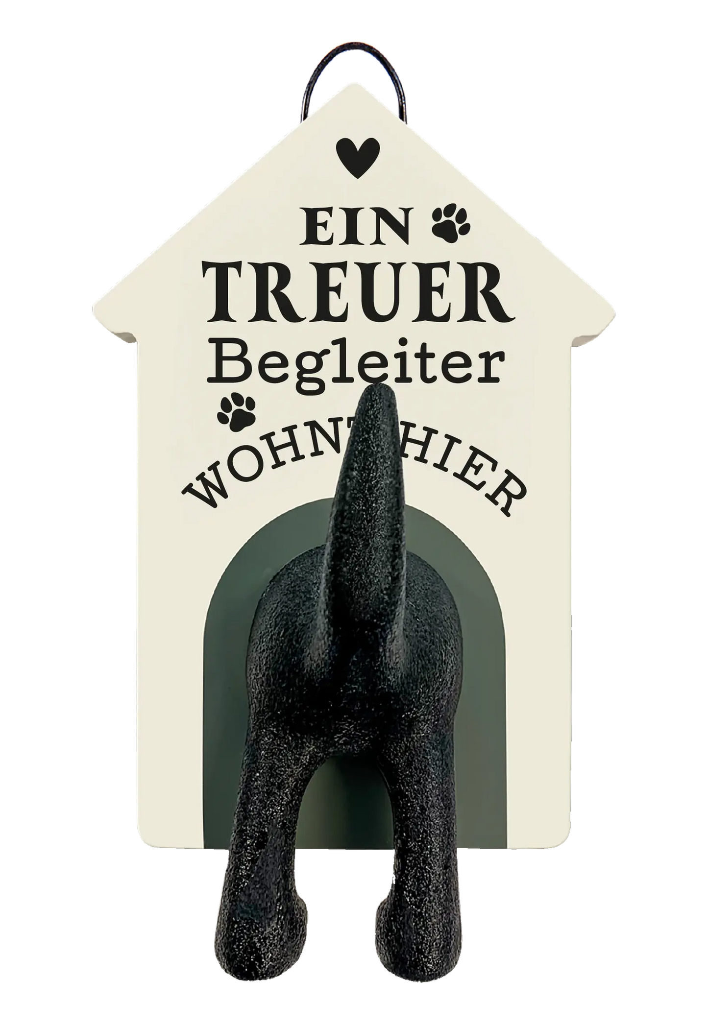 Personalisierter Leinenhalter mit Namen und Sprüchen