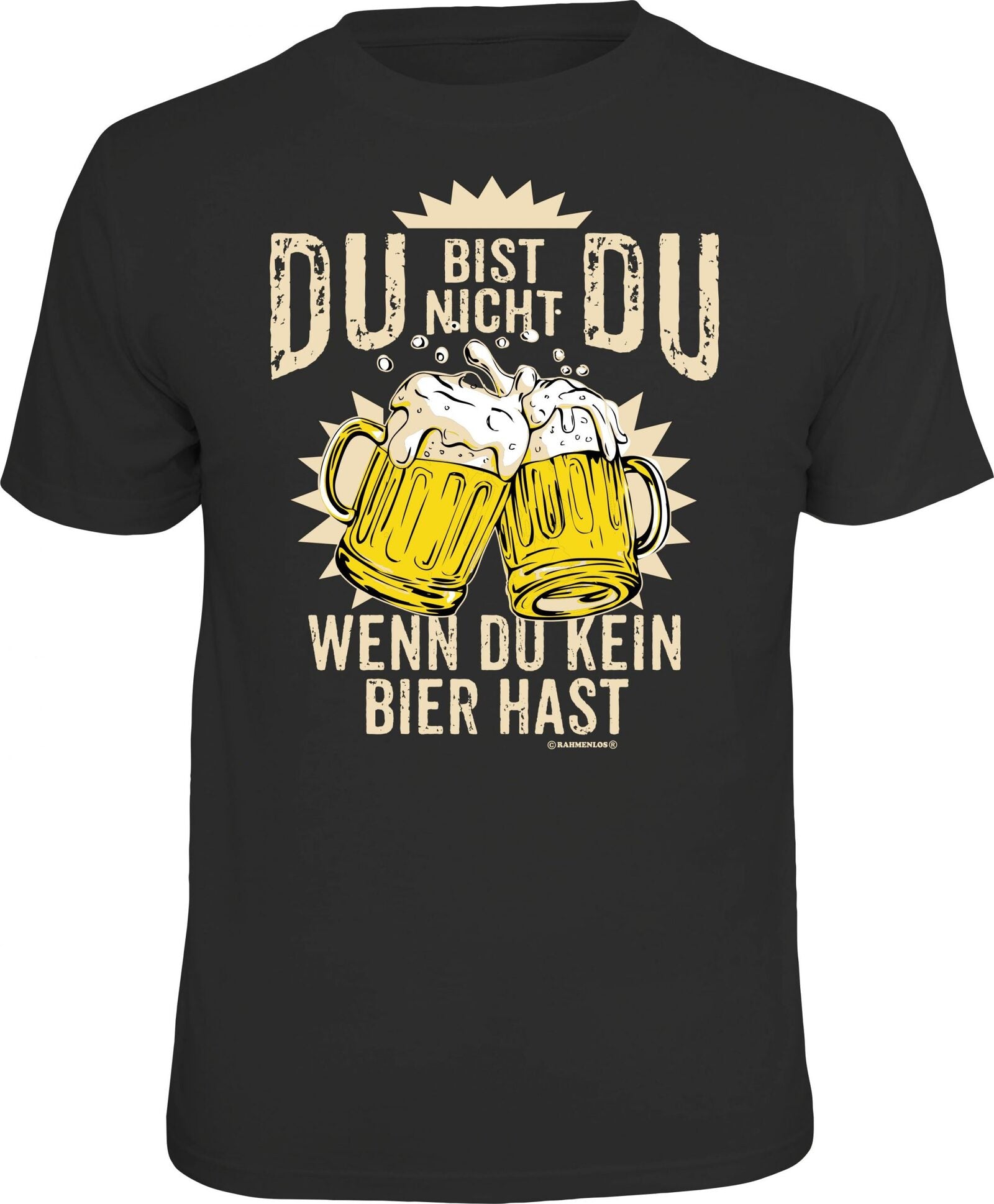 RAHMENLOS® Motiv T-Shirt "Du bist nicht du"
