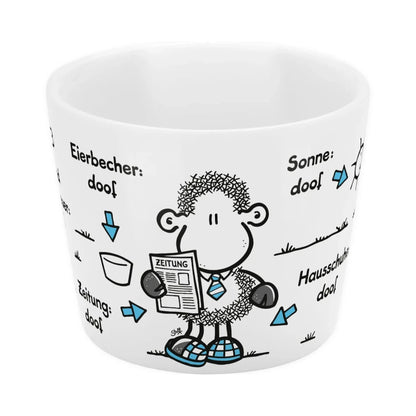 Sheepworld Eierbecher "Ohne Papa"