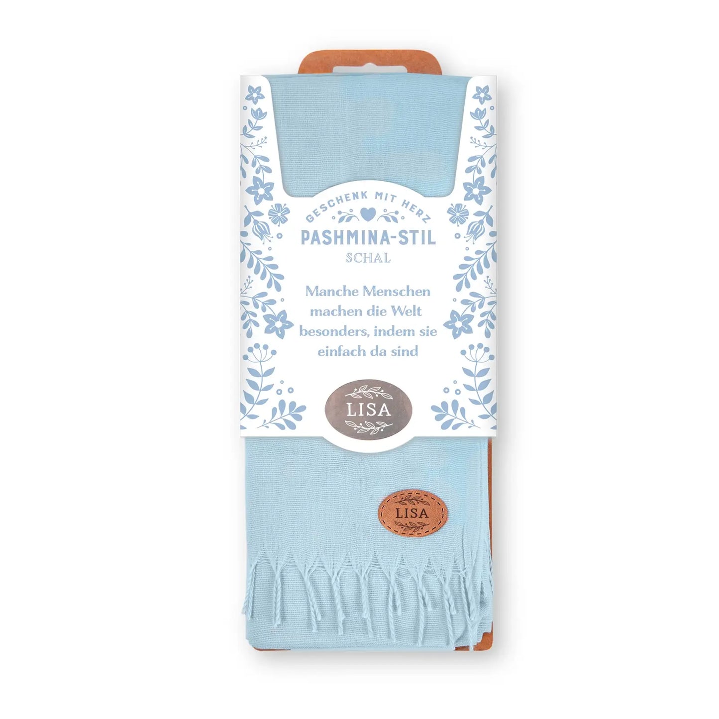 Schal im Pashmina-Stil mit Namen