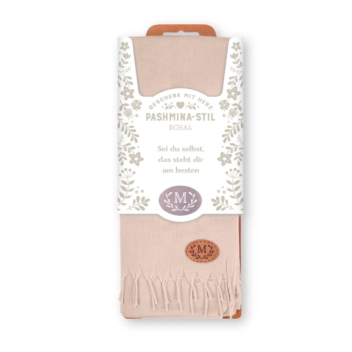 Schal im Pashmina-Stil mit Namen