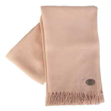Schal im Pashmina-Stil in der Farbe Peach ohne Verpackung, Beste Oma