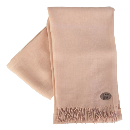 Schal im Pashmina-Stil in der Farbe Peach ohne Verpackung, Beste Oma
