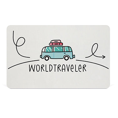 ppd Frühstücksbrettchen "Worldtraveler"