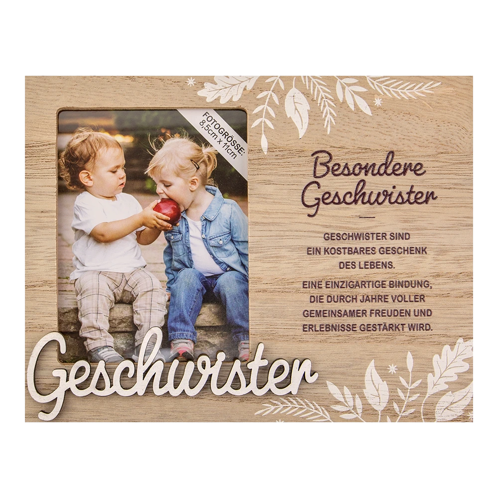Personalisierter Bilderrahmen mit Kindernamen