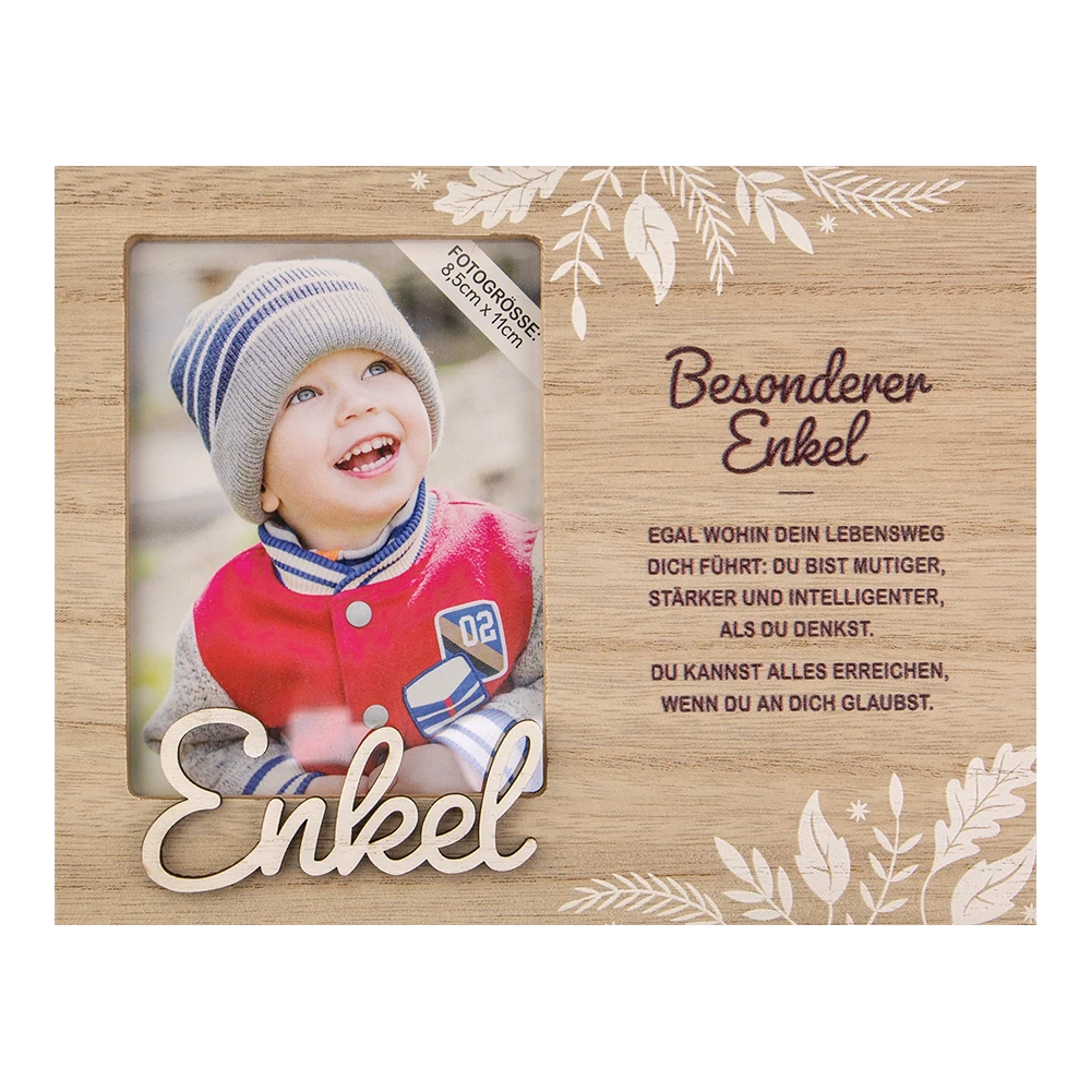 Personalisierter Bilderrahmen mit Kindernamen