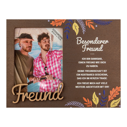 Personalisierter Bilderrahmen mit Kindernamen