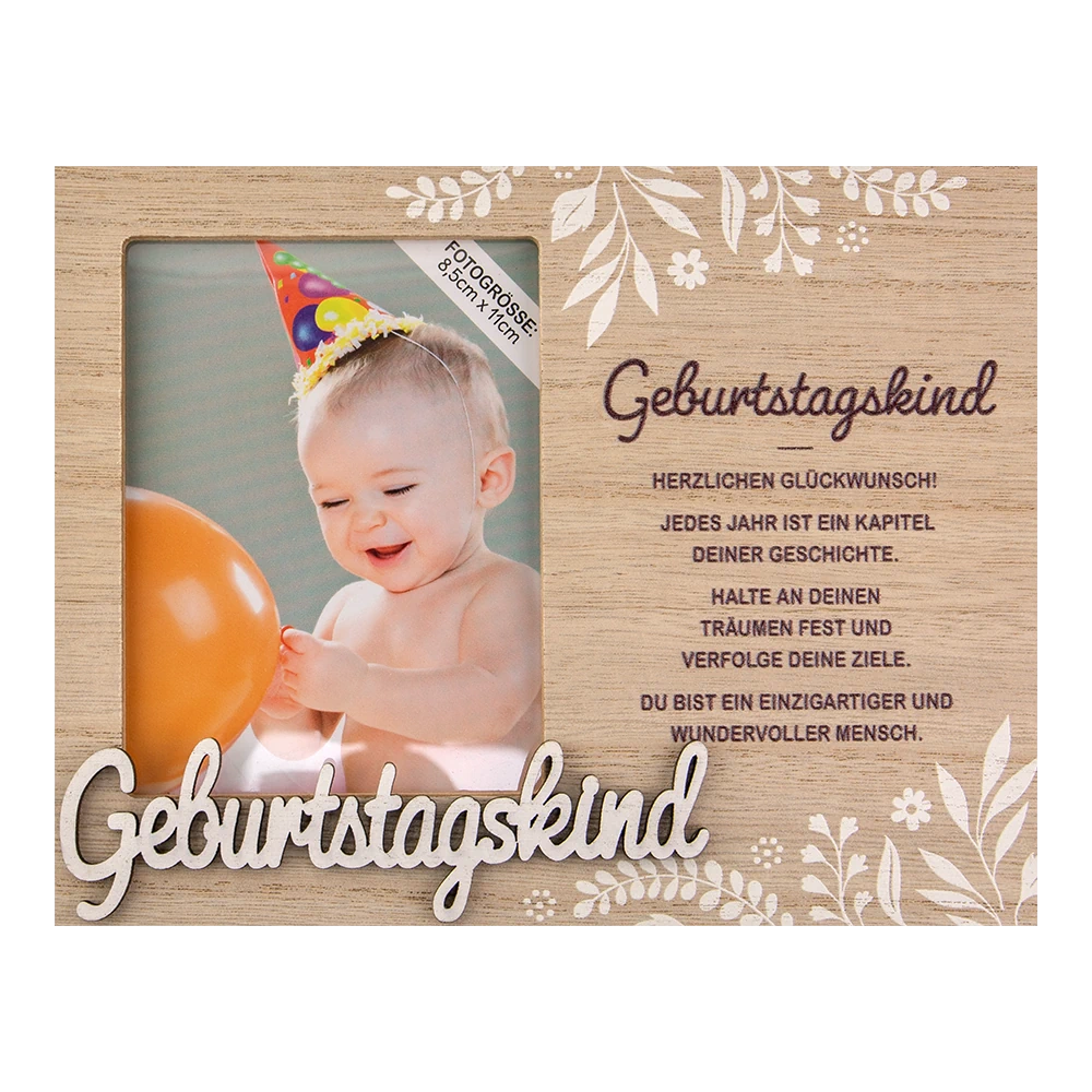 Personalisierter Bilderrahmen mit Kindernamen