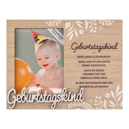 Personalisierter Bilderrahmen mit Kindernamen