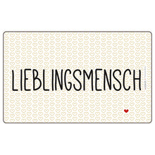ppd Frühstücksbrettchen "Lieblingsmensch"