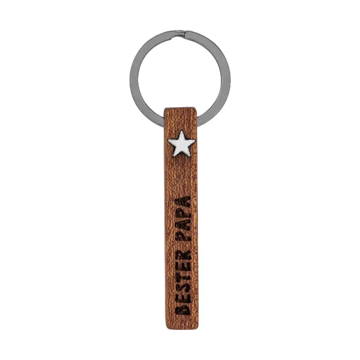 Sheepworld Holz-Schlüsselanhänger "Bester Papa"
