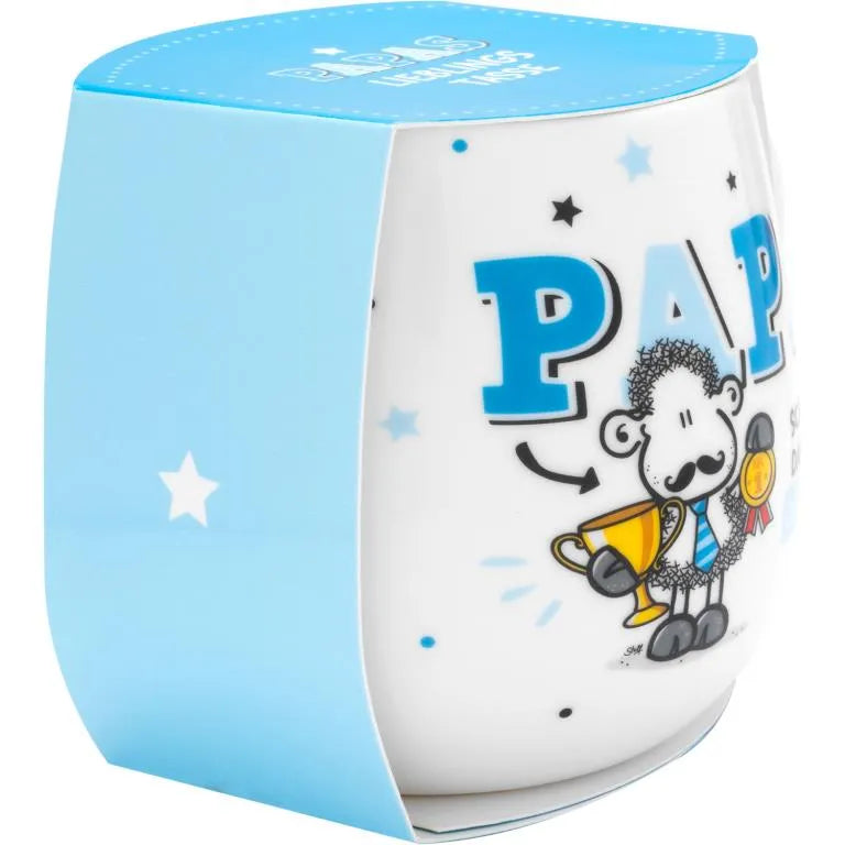Sheepworld Bauchbecher "Papa" mit Geschenkbanderole