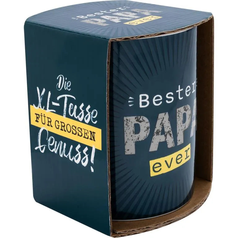 Sheepworld XL-Tasse "Bester PAPA ever" mit Geschenkbanderole