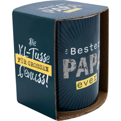 Sheepworld XL-Tasse "Bester PAPA ever" mit Geschenkbanderole
