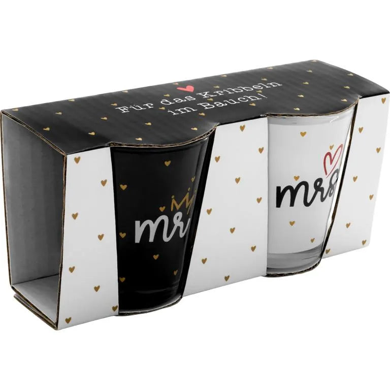 Sheepworld Schnapsglas-Set "mr &amp; mrs"