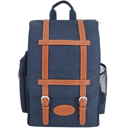 Picknickrucksack "Escapade" für 4 Personen in der Farbe Blau