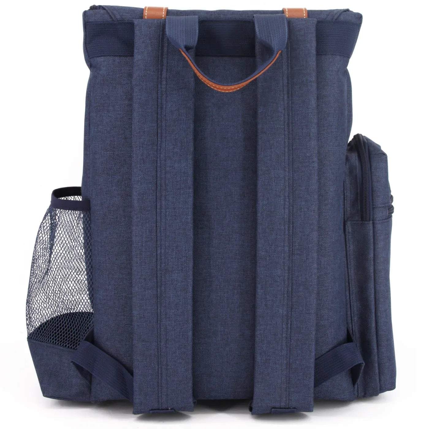 Picknickrucksack "Escapade" für 4 Personen, zeigt die Rückseite mit den Trageriemen