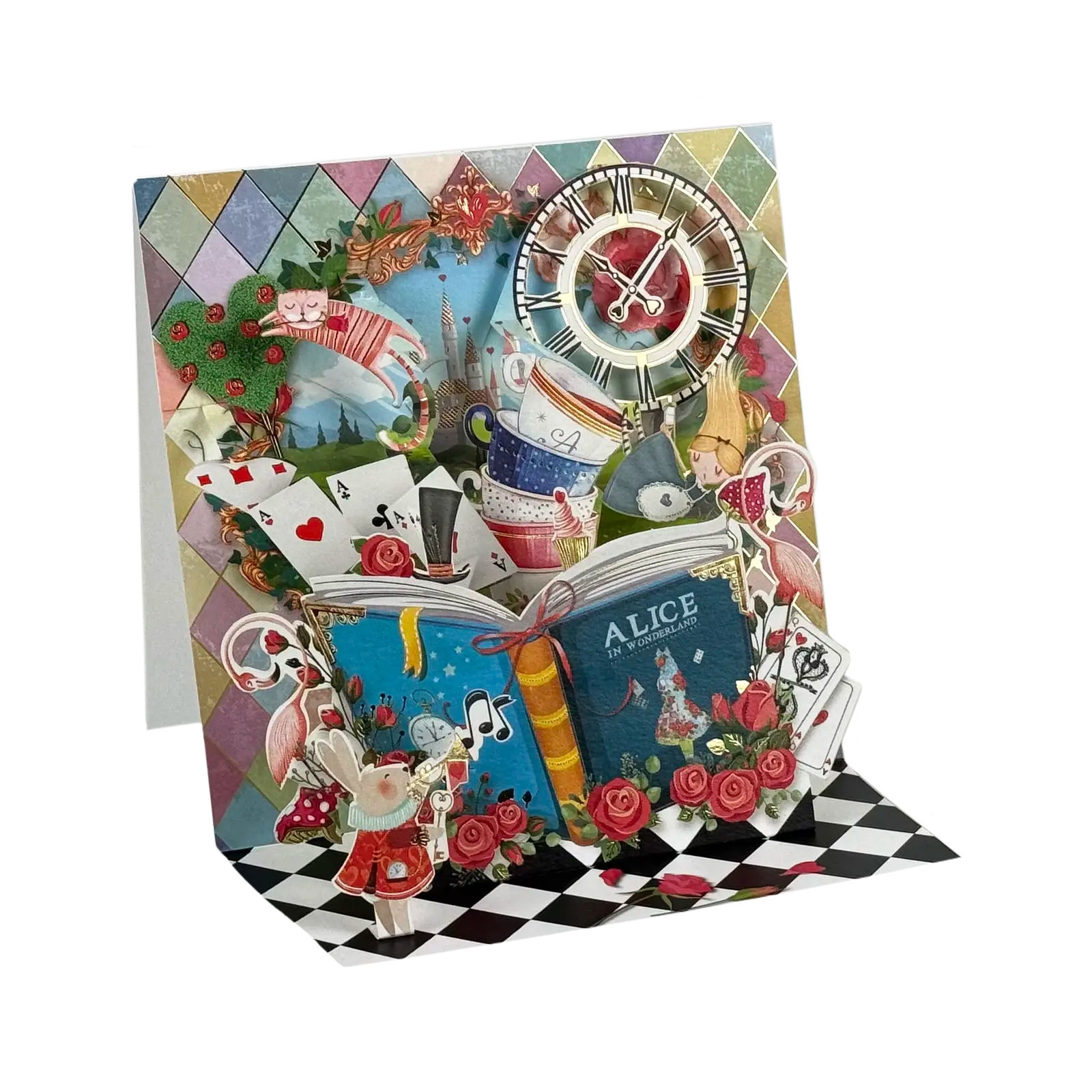 Pop-up Karte "Alice im Wunderland" von Pictura