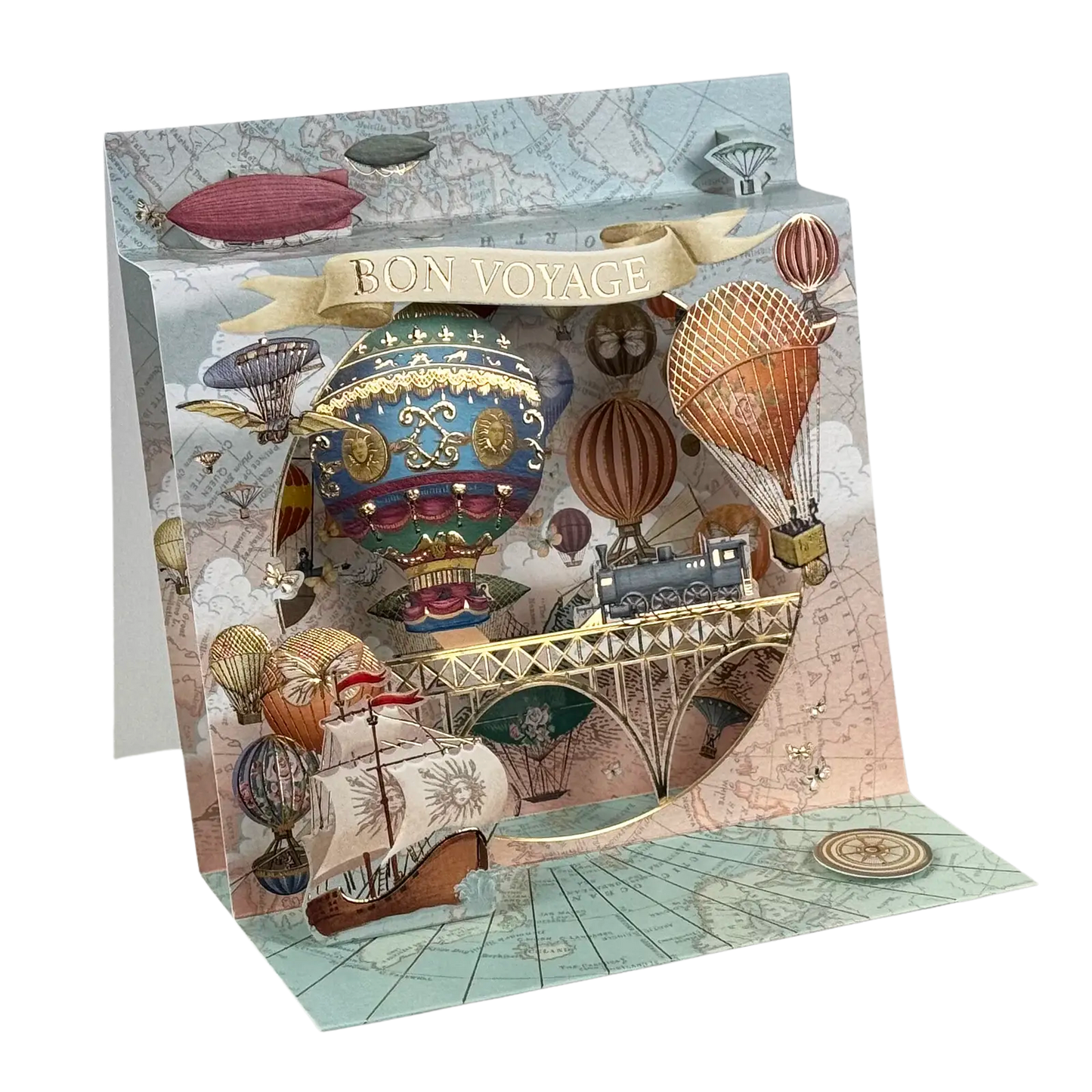 Pop-up Karte "Bon Voyage" von Pictura