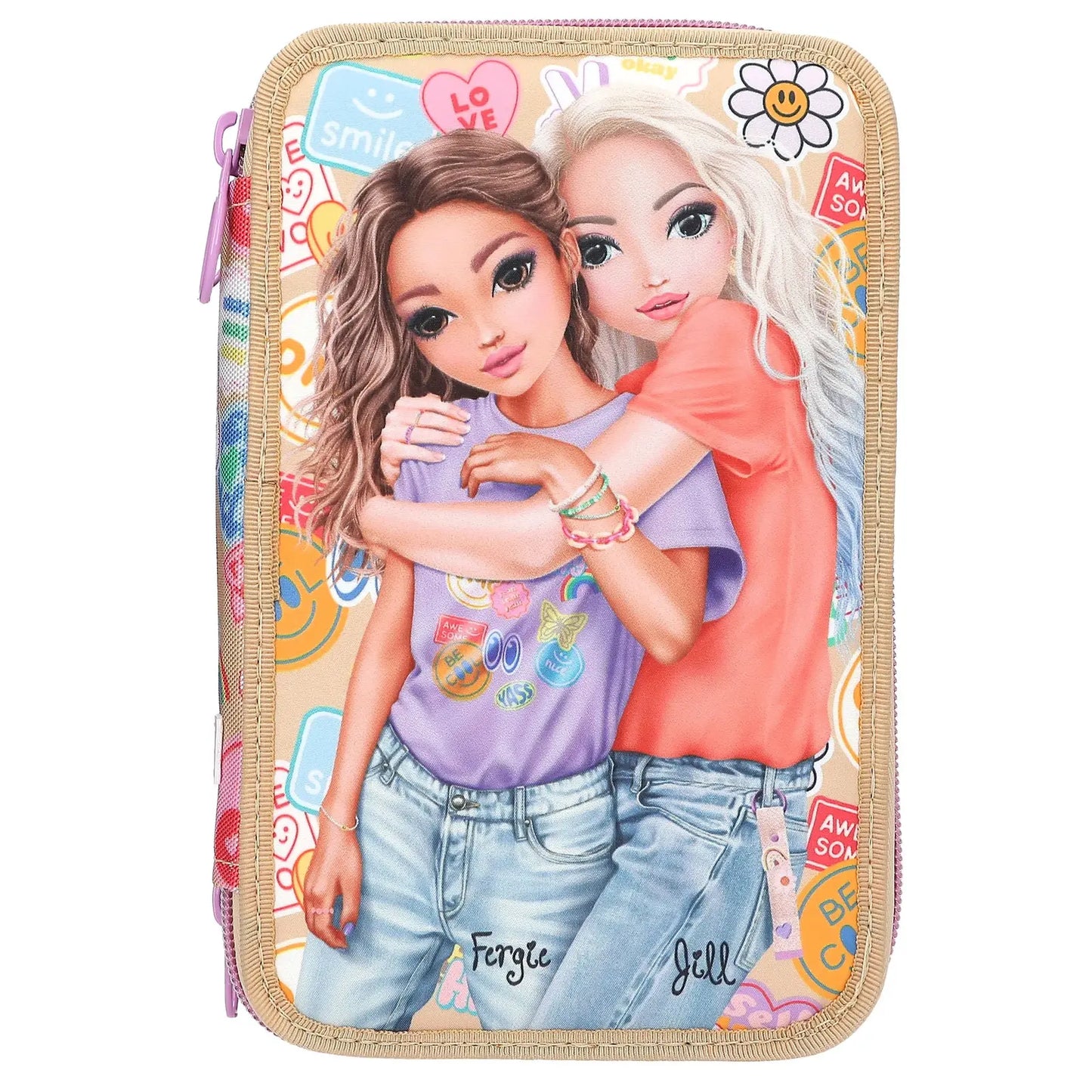 TOPModel 3-Fach Federtasche GIRL POWER