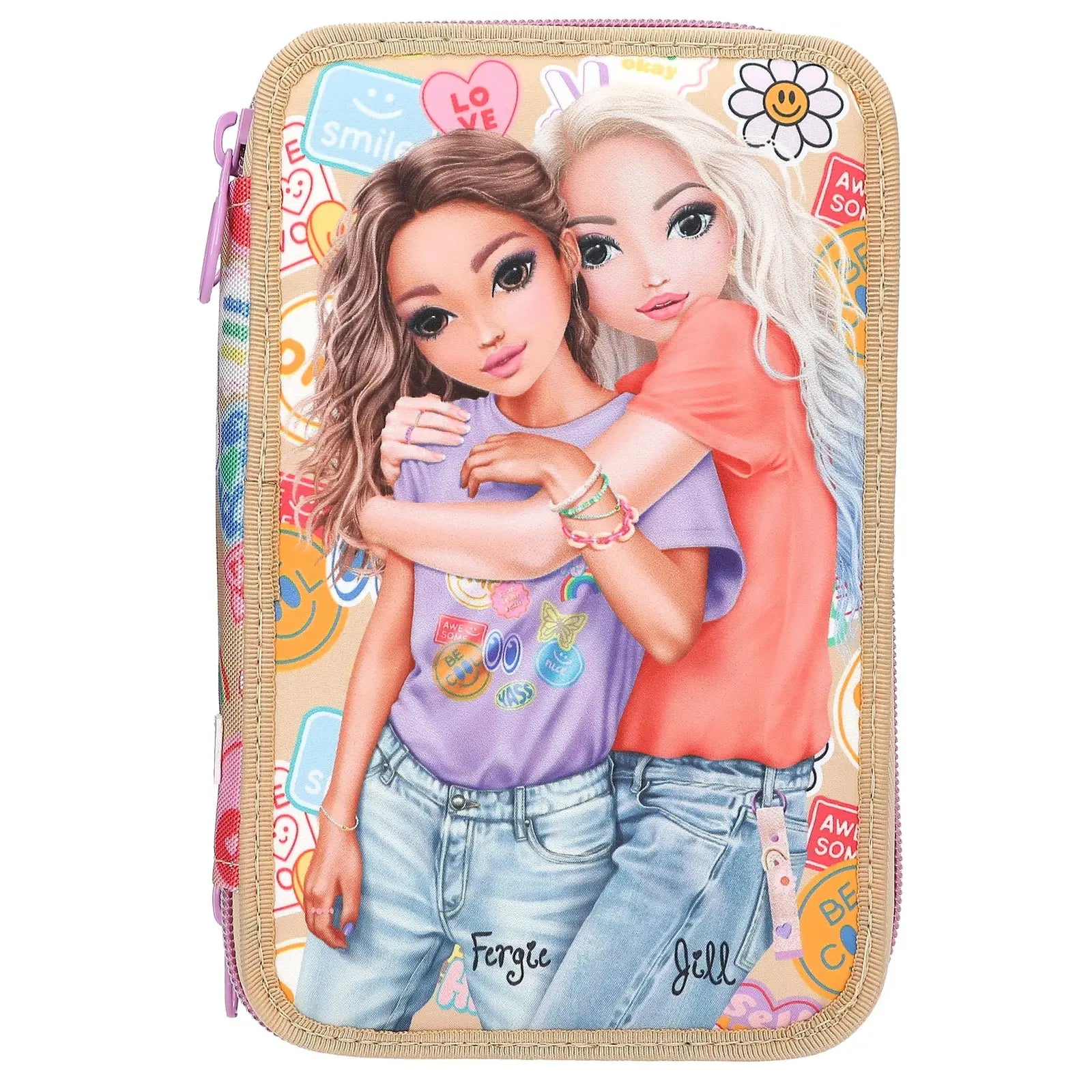 TOPModel 3-Fach Federtasche GIRL POWER