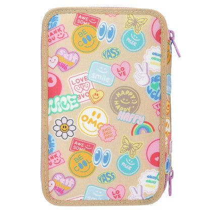 TOPModel 3-Fach Federtasche GIRL POWER