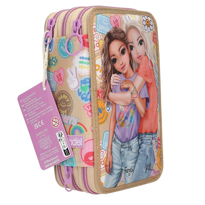 TOPModel 3-Fach Federtasche GIRL POWER