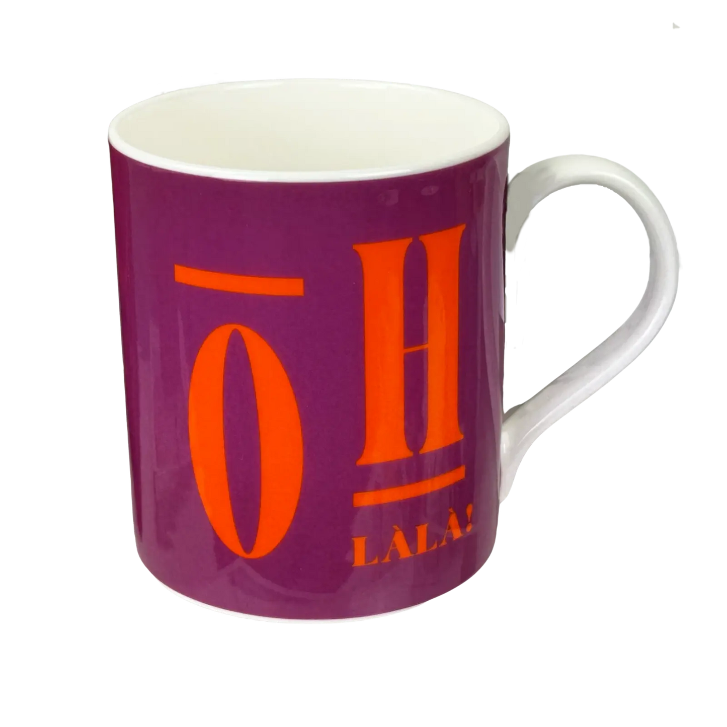 ppd Becher "Oh Lala!" aus feinem Porzellan