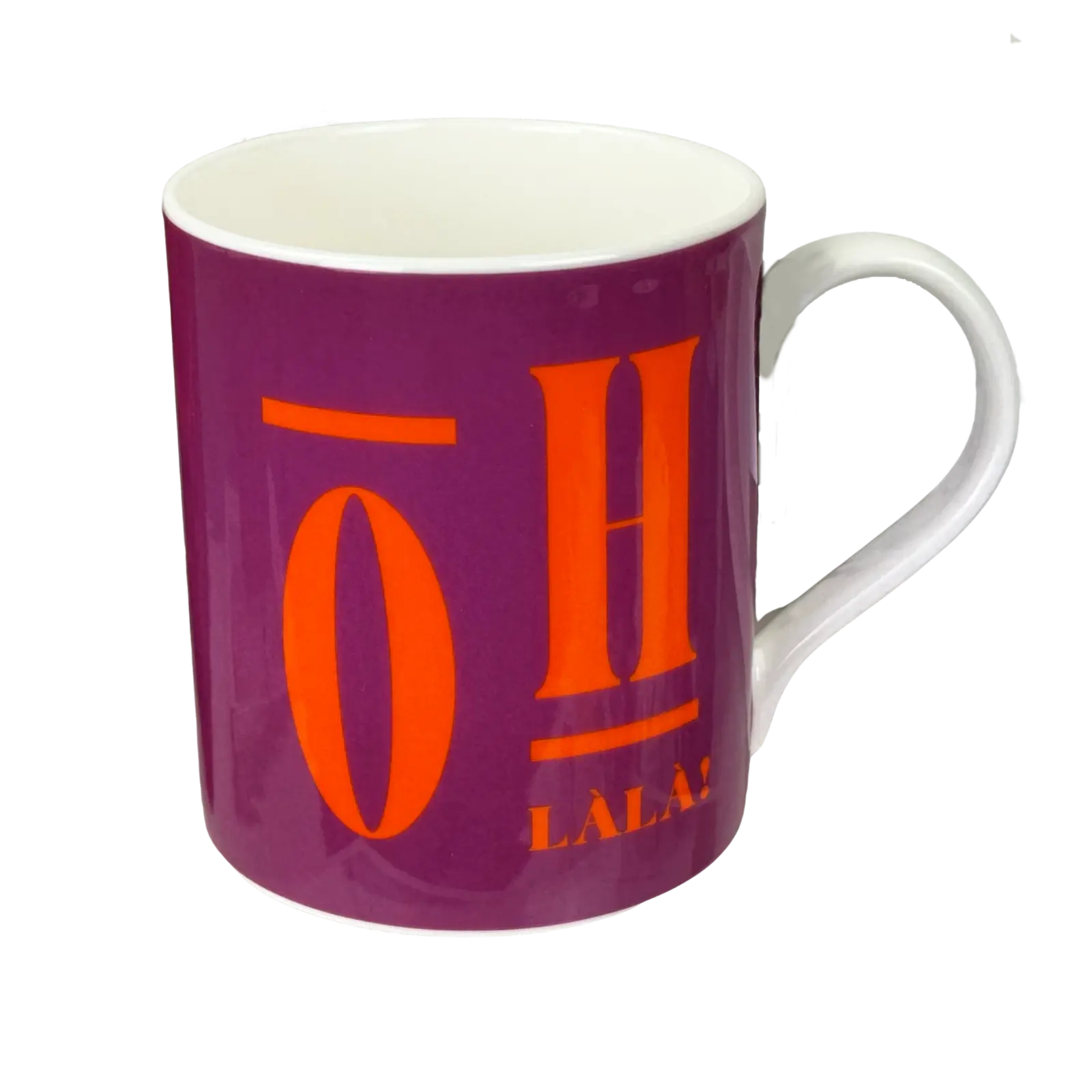 ppd Becher "Oh Lala!" aus feinem Porzellan