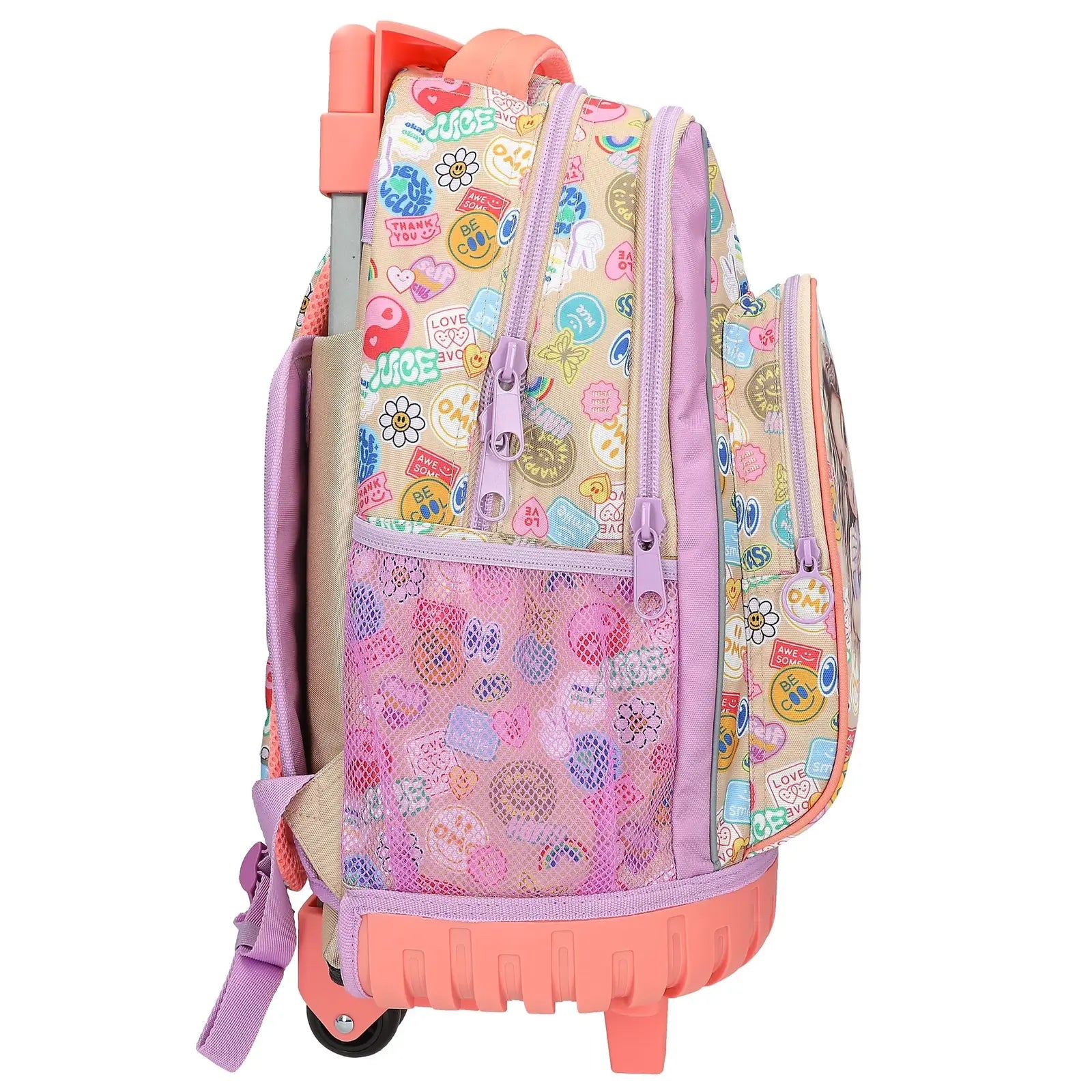 TOPModel Schulrucksack-Trolley Girl Power