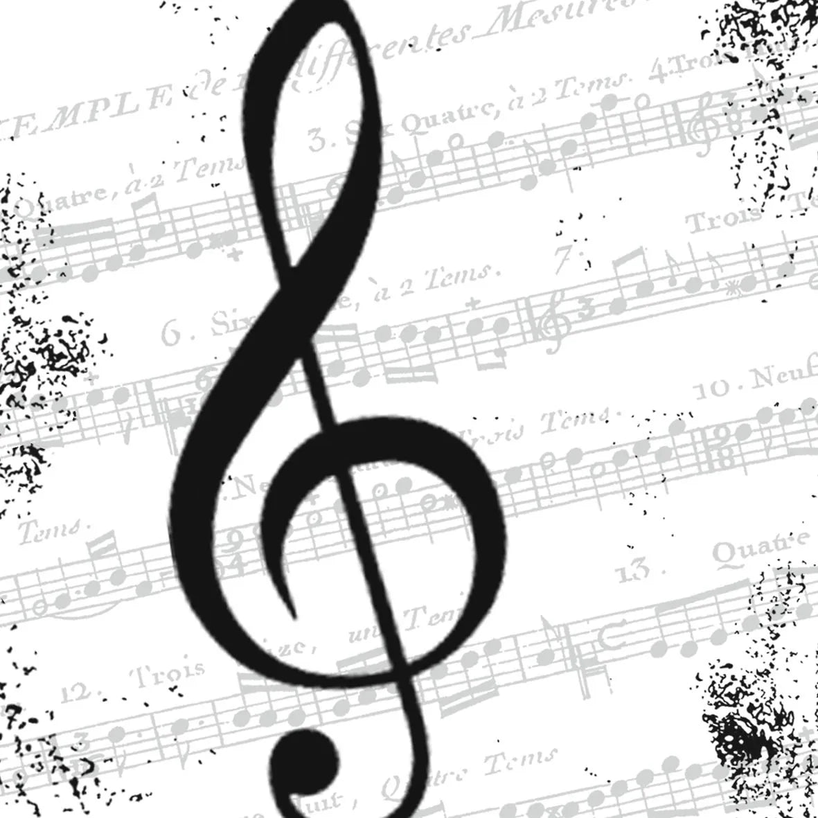 ppd Servietten "I Love Music", 20 Stück, 33 x 33 cm
