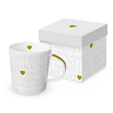 ppd Tasse "Love Letters pearl" in Geschenkbox