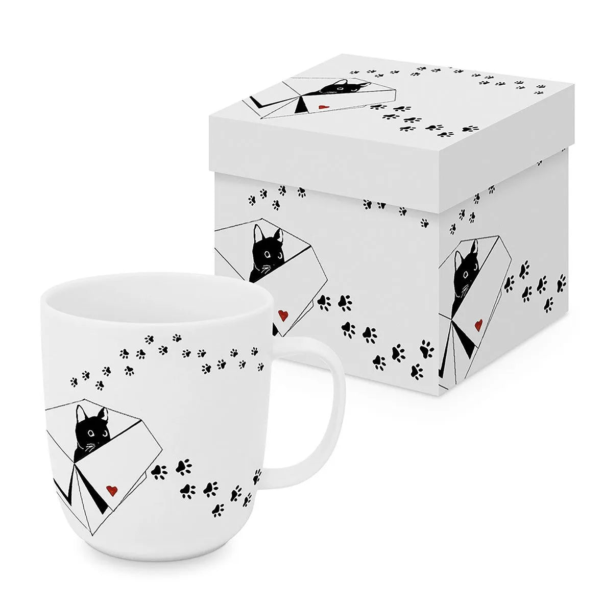 ppd Tasse "Atelier Chat" in Geschenkbox