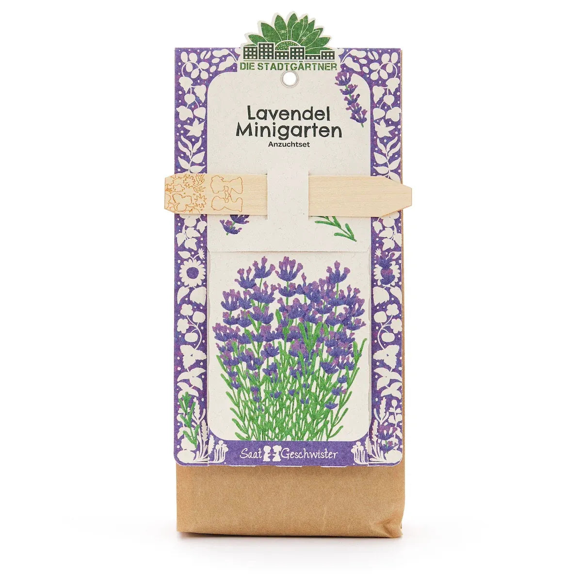Die Stadtgärtner – Minigarten "Lavendel" Anzuchtset