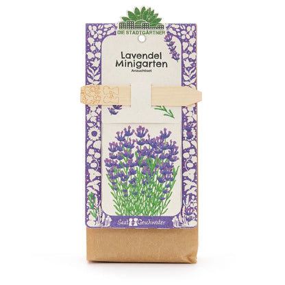 Die Stadtgärtner – Minigarten "Lavendel" Anzuchtset